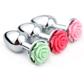 Flower Steel Butt Plug Large